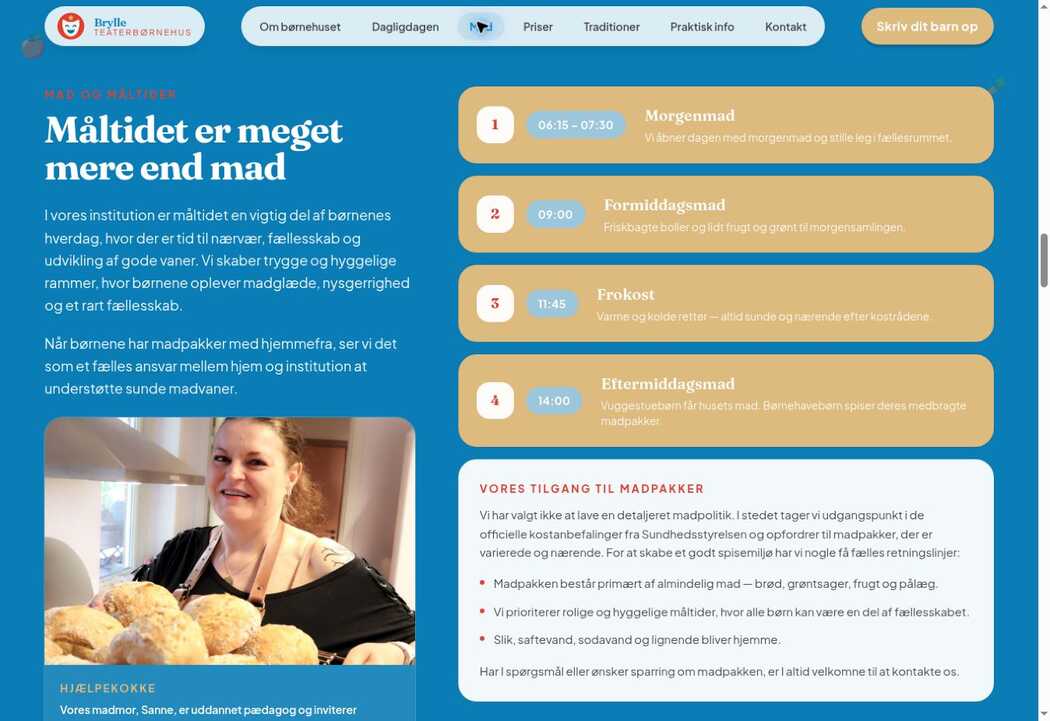 Brylle Teaterbørnehus, skærmbillede 3